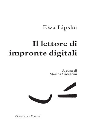 cover image of Il lettore di impronte digitali